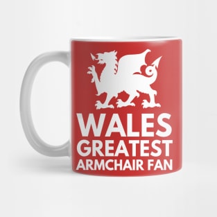 Wales Greatest Armchair Fan Rugby & Football Supporters Mug